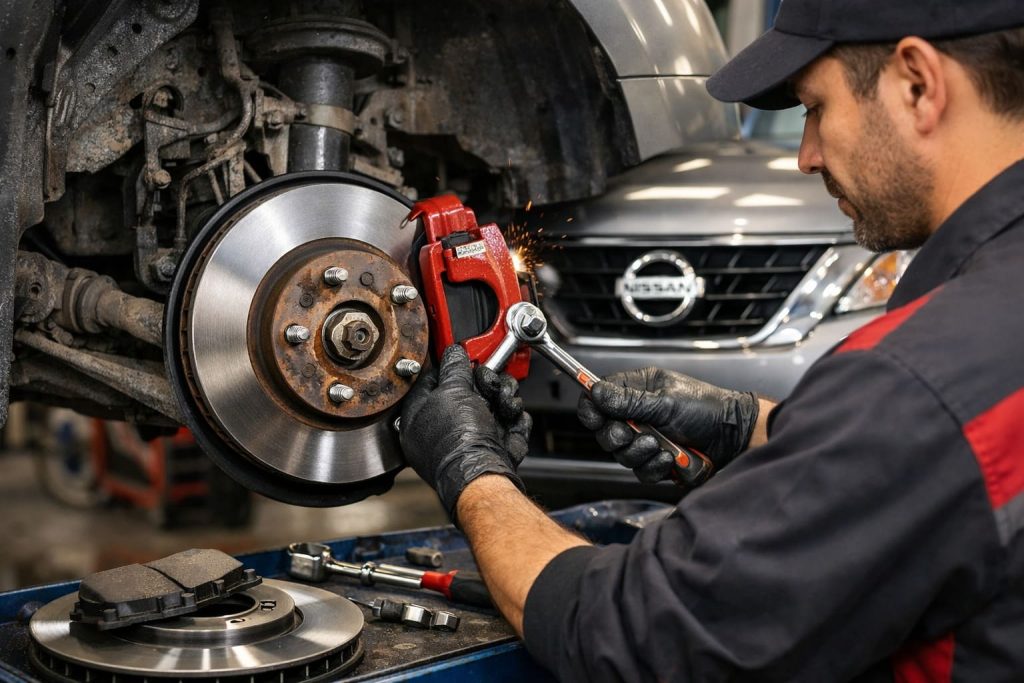 Revisión de frenos en nissan coapa