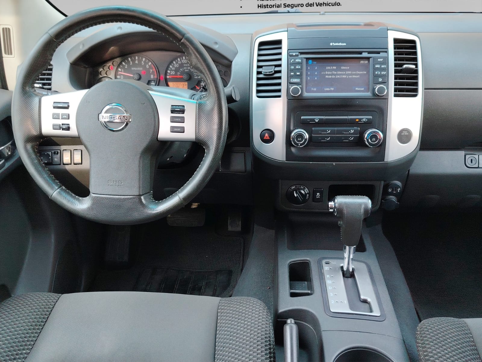 2020 Nissan FRONTIER 4 PTS PRO 4X L4 25L TA AAC PIEL RA-18