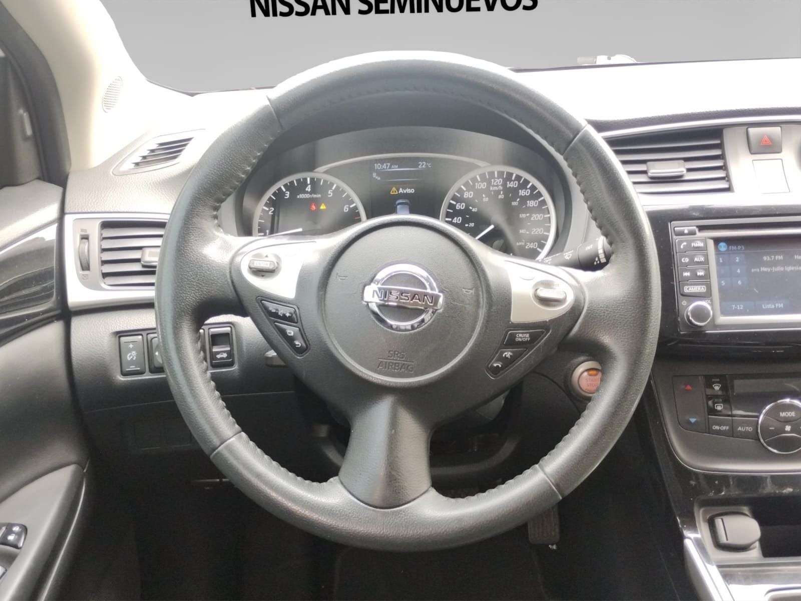 2018 Nissan SENTRA 4 PTS EXCLUSIVE CVT AAC AUT GPS PIEL QC F LED RA-17