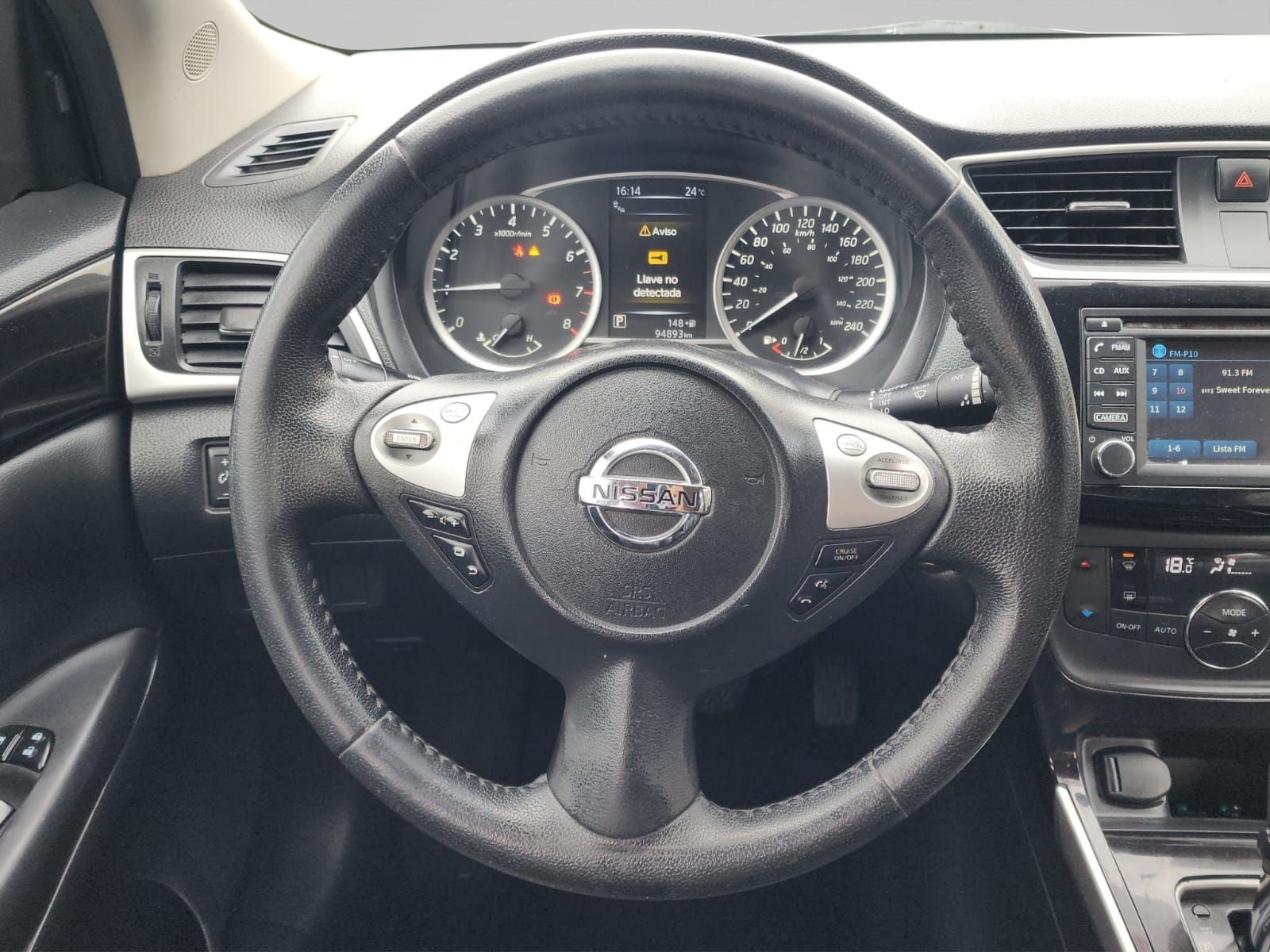 2018 Nissan SENTRA 4 PTS EXCLUSIVE CVT AAC AUT GPS PIEL QC F LED RA-17