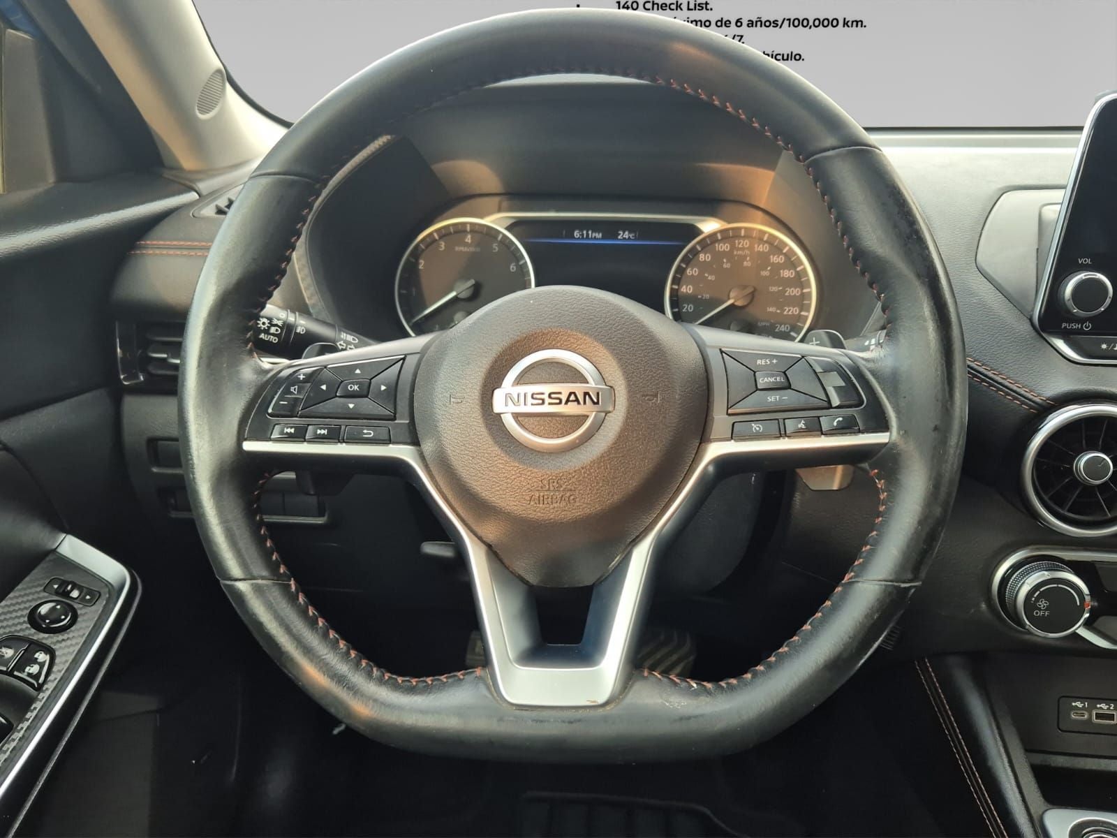 2023 Nissan SENTRA 4 PTS SR CVT AAC ASTOS DEPORTIVOS BOSE QC F LED RA-18
