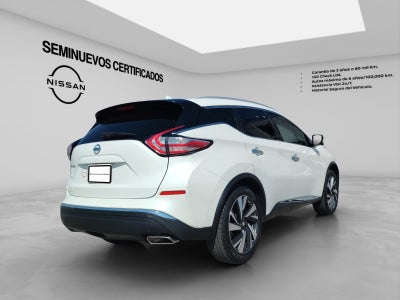 2019 Nissan MURANO 5 PTS EXCLUSIVE CVT GPS PIEL QC RA-20 4X4