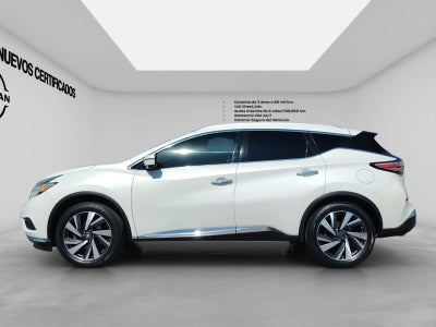 2019 Nissan MURANO 5 PTS EXCLUSIVE CVT GPS PIEL QC RA-20 4X4