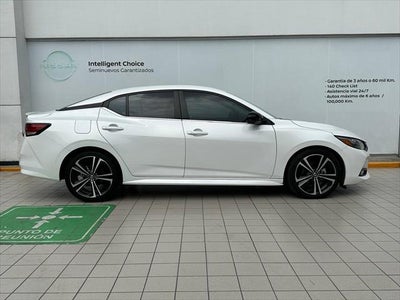2023 Nissan SENTRA 4 PTS SR PLATINUM CVT AAC AUT ASTOS DEPORTIVOS BOSE PIEL NEGRA QC F LED RA-18