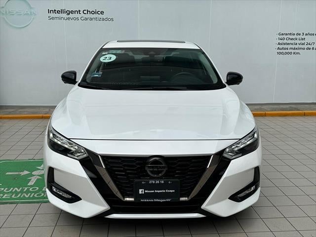 2023 Nissan SENTRA 4 PTS SR PLATINUM CVT AAC AUT ASTOS DEPORTIVOS BOSE PIEL NEGRA QC F LED RA-18