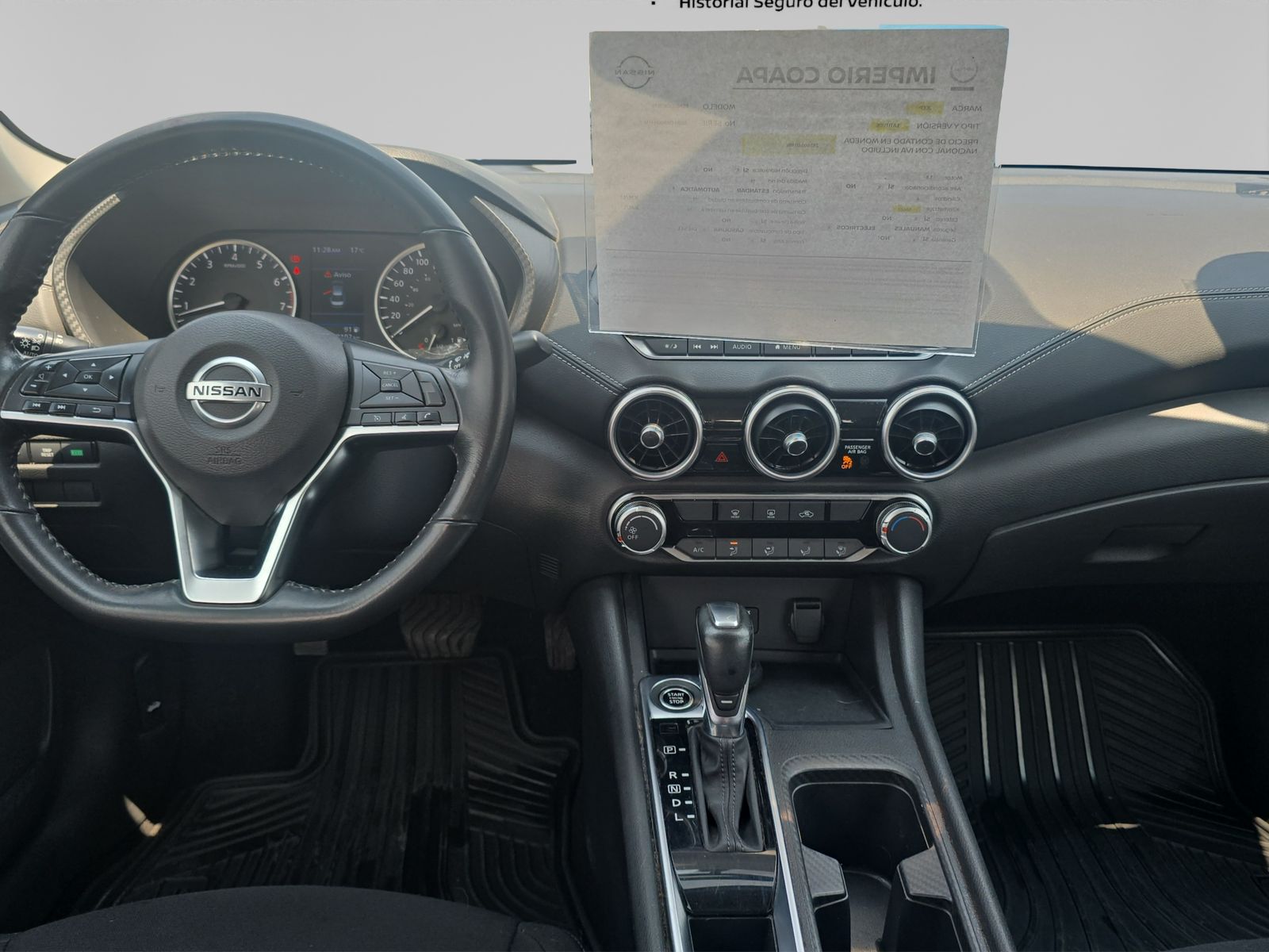 2023 Nissan SENTRA 4 PTS ADVANCE TA AAC F NIEBLA RA-16