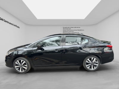 2021 Nissan VERSA 4 PTS EXCLUSIVE CVT AAC AUT VE PIEL GPS F NIEBLA RA-17