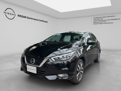 2021 Nissan VERSA 4 PTS EXCLUSIVE CVT AAC AUT VE PIEL GPS F NIEBLA RA-17